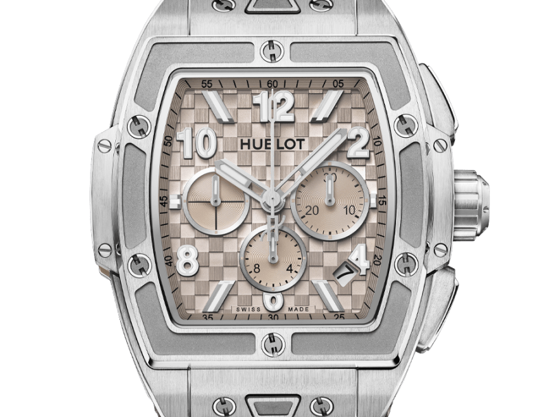 Spirit of Big Bang Essential Taupe 42 mm Titanium Skeleton Chronograph Watch