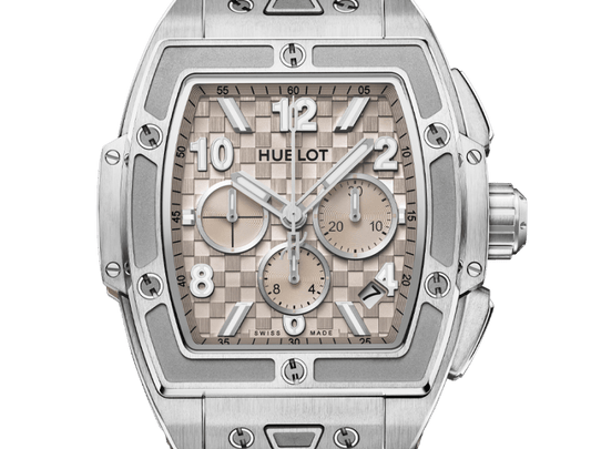 Spirit of Big Bang Essential Taupe 42 mm Titanium Skeleton Chronograph Watch