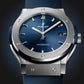 Classic Fusion Titanium Blue Watch