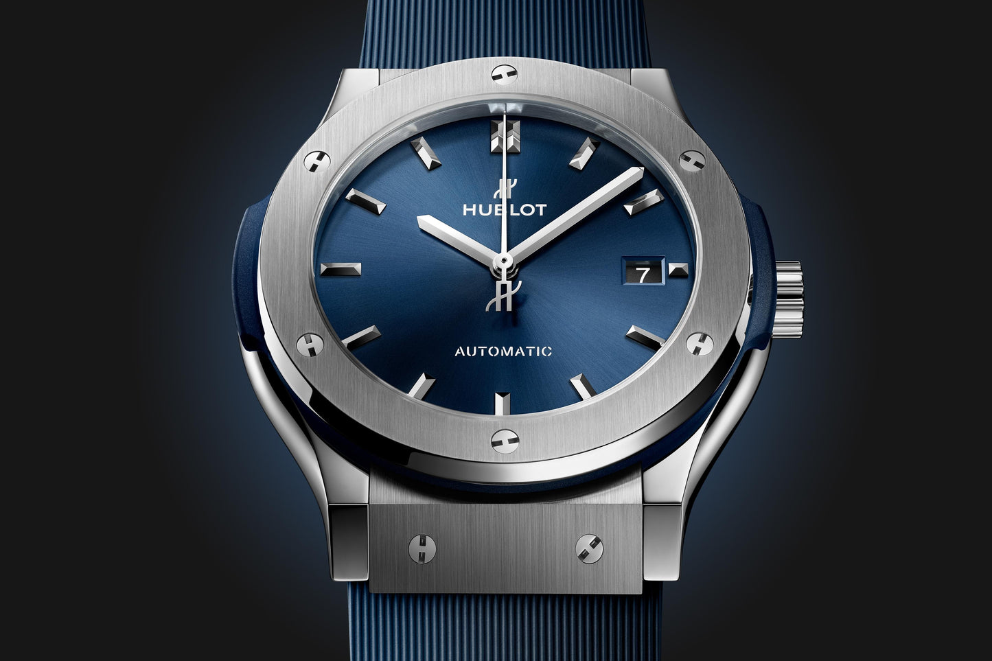 Classic Fusion Titanium Blue Watch