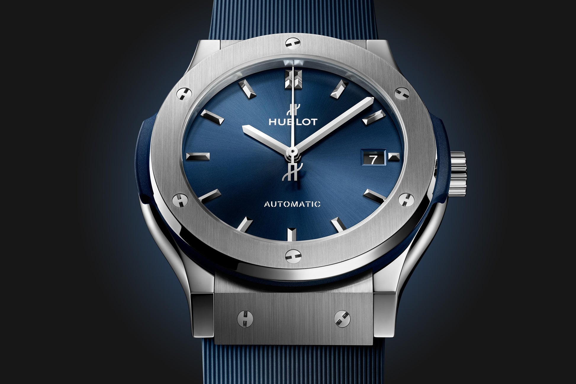 Classic Fusion Titanium Blue Watch