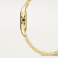 Panthère Mini 22mm x 30.3mm Yellow Gold Blue Sapphire Crown Silvered Dial Yellow Gold Bracelet Quartz Watch