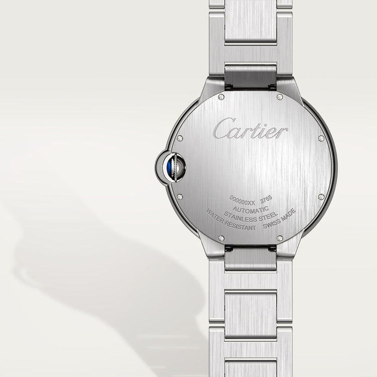 Ballon Bleu 42mm Steel Automatic Silver Guilloché Dial Steel Bracelet Watch