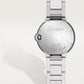 Ballon Bleu 42mm Steel Automatic Silver Guilloché Dial Steel Bracelet Watch