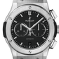 Classic Fusion Chronograph Titanium on Rubber Watch