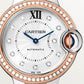 Ballon Bleu 33mm Steel Rose Gold Diamond Bezel Flinqué Dial Two-Tone Bracelet Automatic Watch