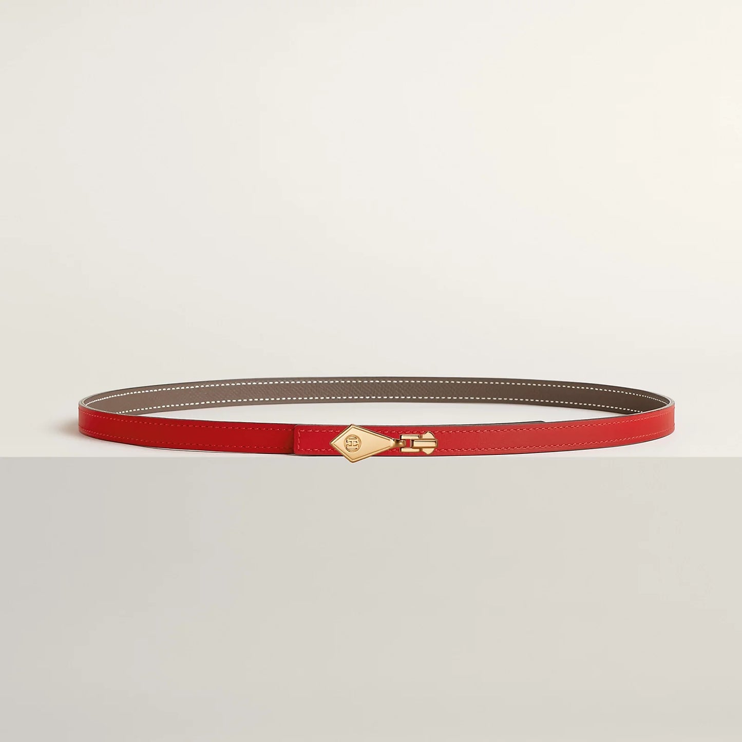 Fermetout Belt Buckle & Reversible Leather Strap 13 Mm