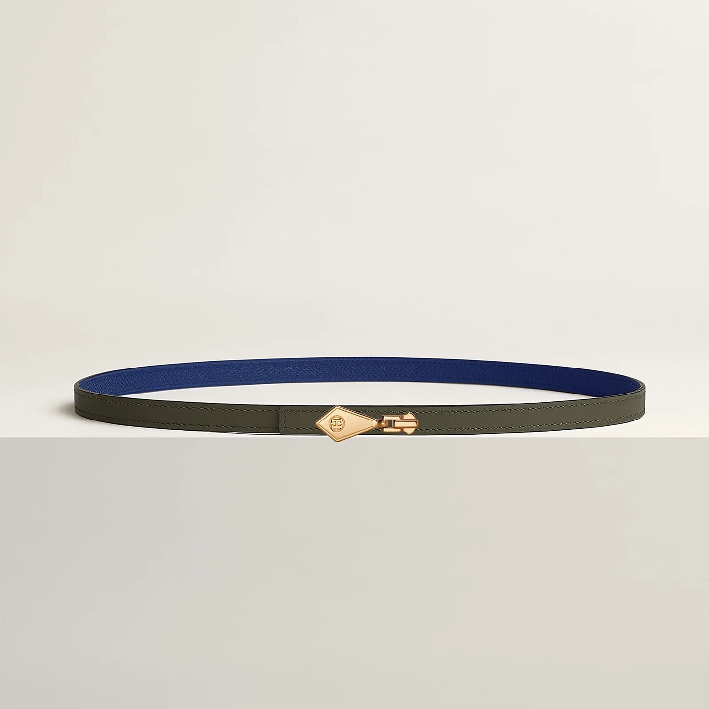 Fermetout Belt Buckle & Reversible Leather Strap 13 Mm