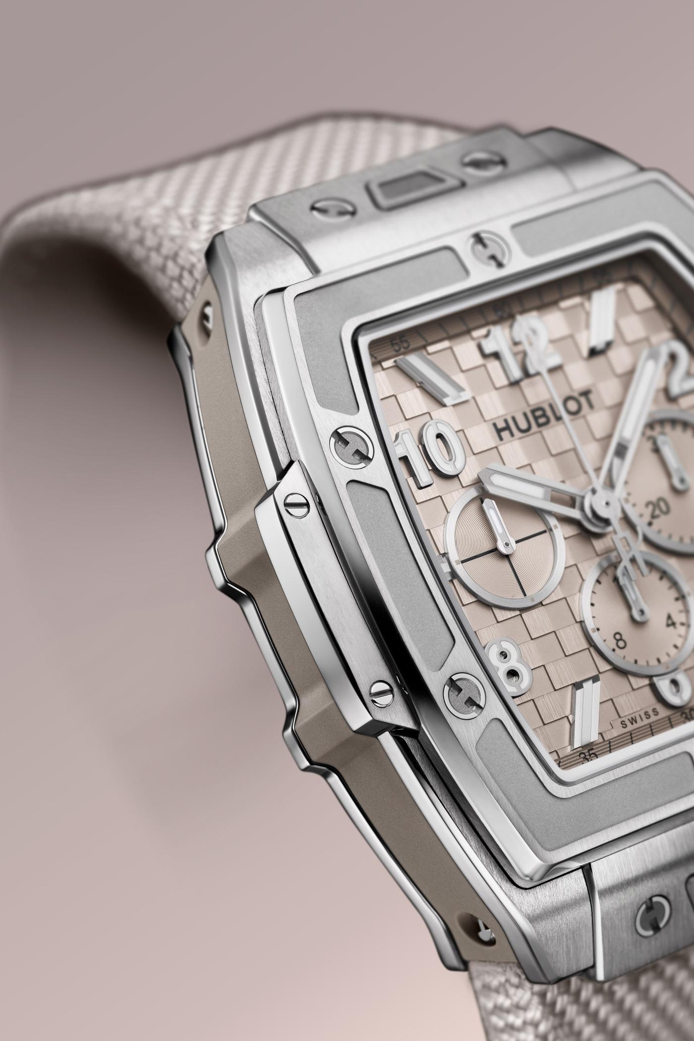 Spirit of Big Bang Essential Taupe 42 mm Titanium Skeleton Chronograph Watch