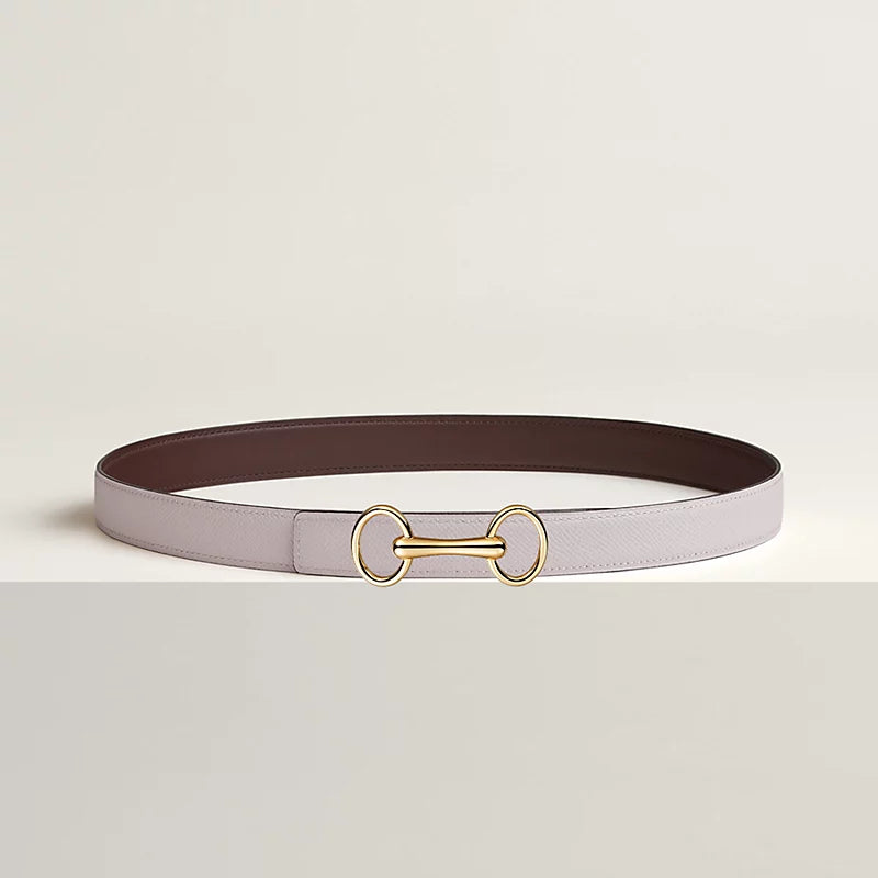 Heritage Belt Buckle & Reversible Leather Strap 24 MM