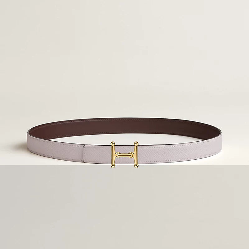 Mors H Belt Buckle & Reversible Leather Strap 24 MM