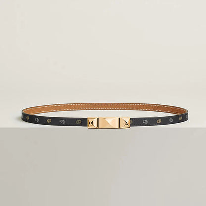 Infini Belt Buckle & Reversible Leather Strap 13 MM