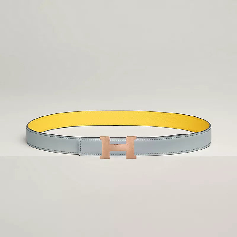 Mini Constance Martelee Belt Buckle & Hermès Sur Mer Reversible Leather Strap 24 MM