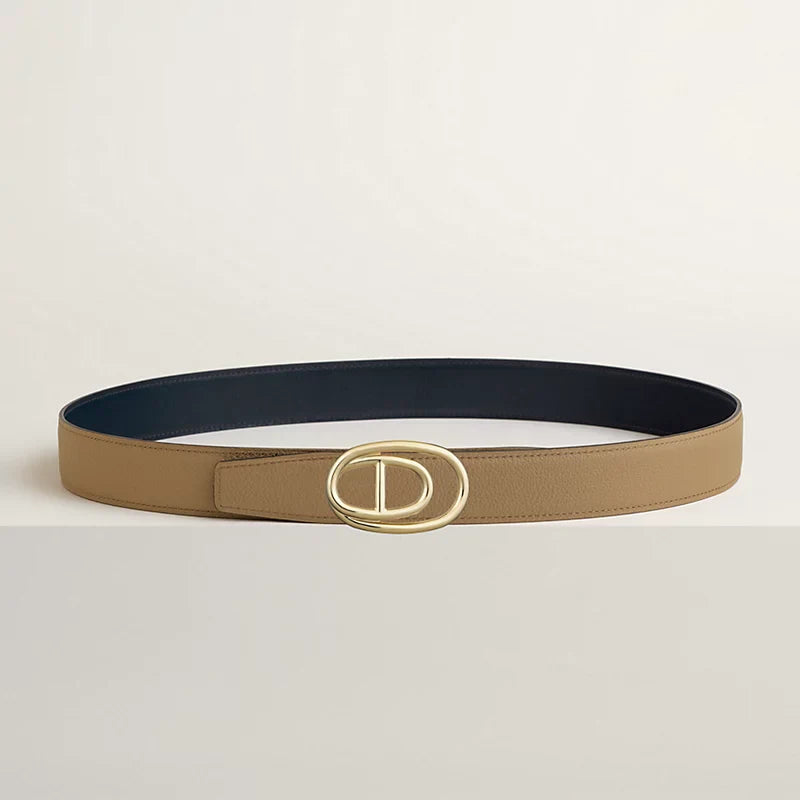 Odyssee Belt Buckle & Reversible Leather Strap 32 MM