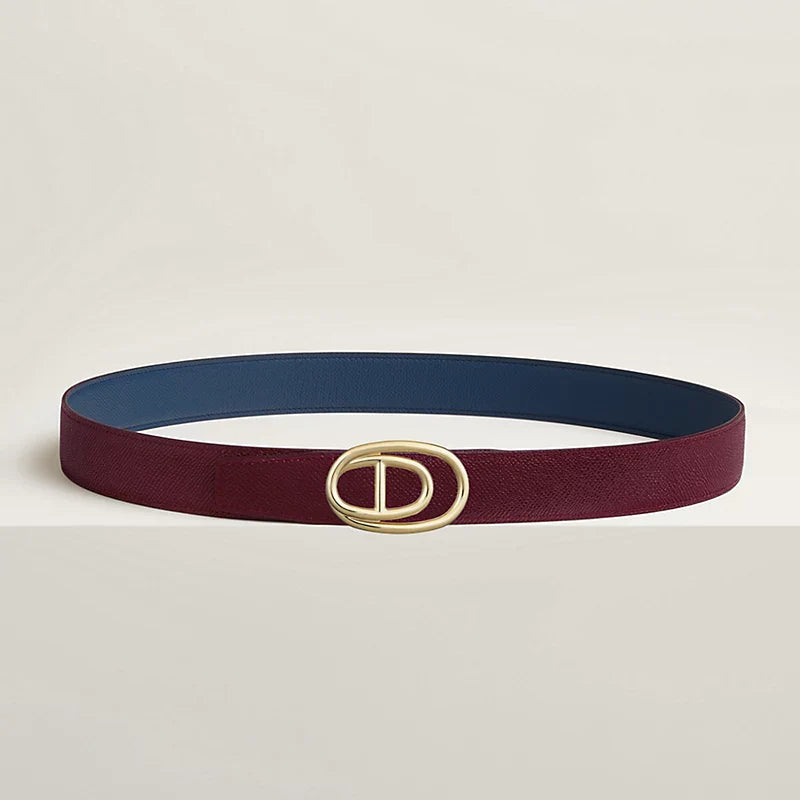 Odyssee Belt Buckle & Reversible Leather Strap 32 MM