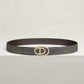 Odyssee Belt Buckle & Reversible Leather Strap 32 MM