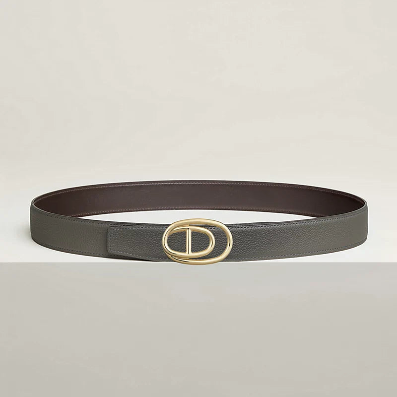 Odyssee Belt Buckle & Reversible Leather Strap 32 MM