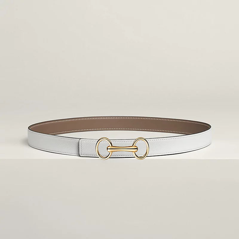 Heritage Belt Buckle & Reversible Leather Strap 24 MM