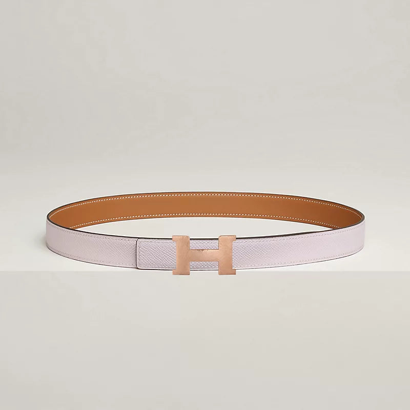 Mini Constance Martelee Belt Buckle & Hermès Sur Mer Reversible Leather Strap 24 MM