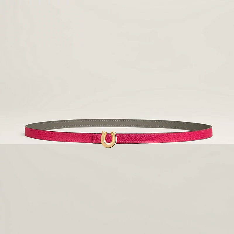 Lucky Jockette Belt Buckle & Reversible Leather Strap 13 MM