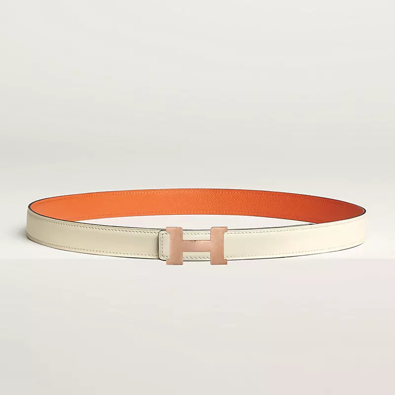 Mini Constance Martelee Belt Buckle & Hermès Sur Mer Reversible Leather Strap 24 MM