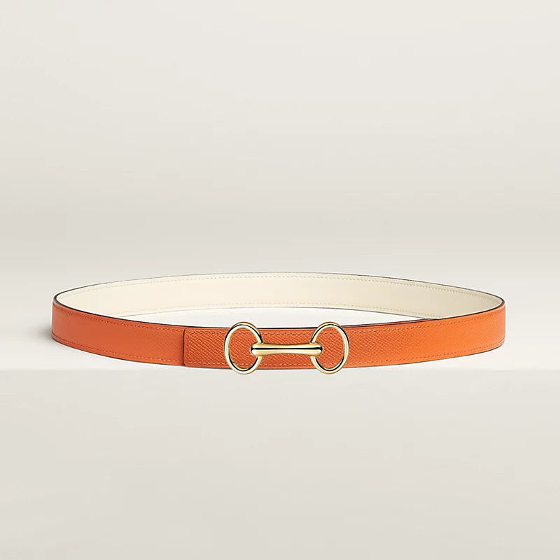 Heritage Belt Buckle & Reversible Leather Strap 24 MM