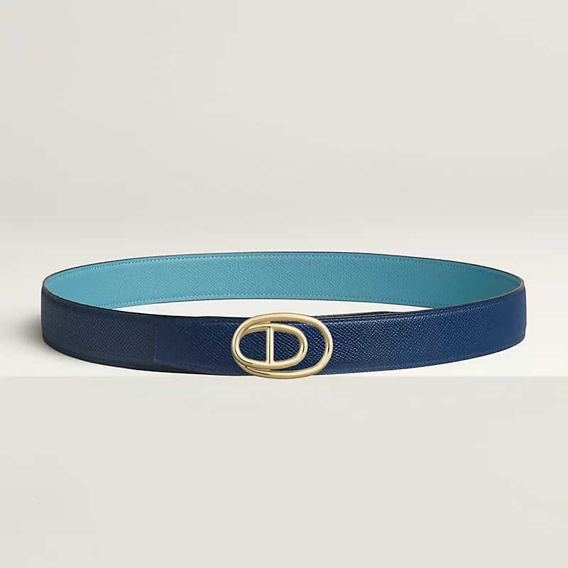 Odyssee Belt Buckle & Reversible Leather Strap 32 MM