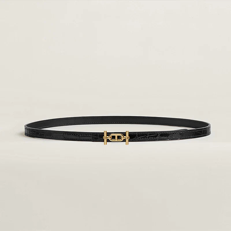 Ancre Belt Buckle & Leather Strap 13 MM