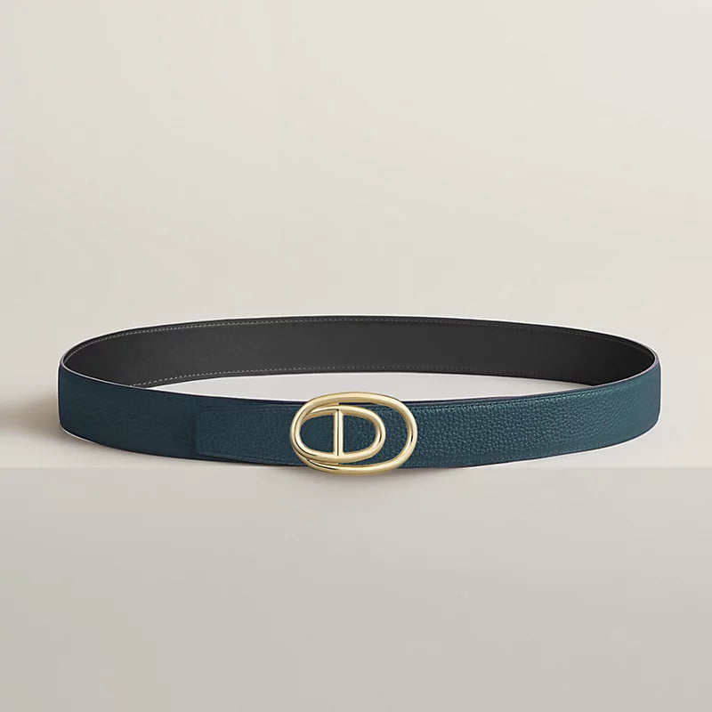 Odyssee Belt Buckle & Reversible Leather Strap 32 MM