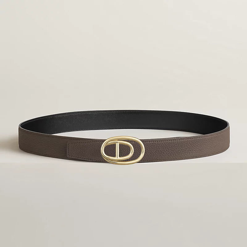 Odyssee Belt Buckle & Reversible Leather Strap 32 MM