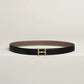 H Torsade Belt Buckle & Reversible Leather Strap 24 MM