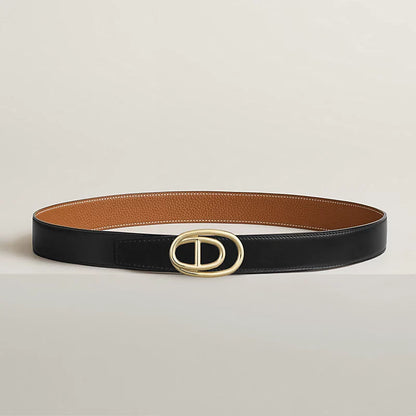 Odyssee Belt Buckle & Reversible Leather Strap 32 MM