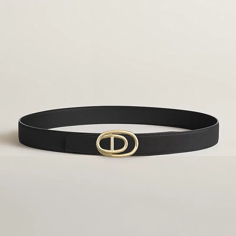 Odyssee Belt Buckle & Reversible Leather Strap 32 MM