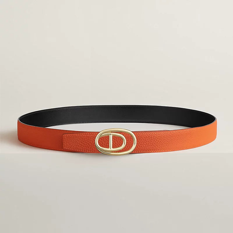 Odyssee Belt Buckle & Reversible Leather Strap 32 MM