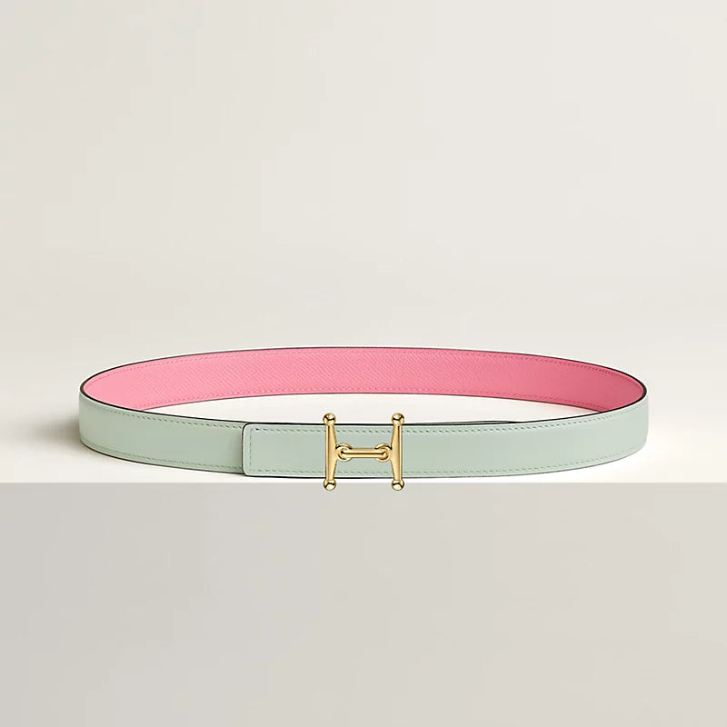 Mors H Belt Buckle & Reversible Leather Strap 24 MM