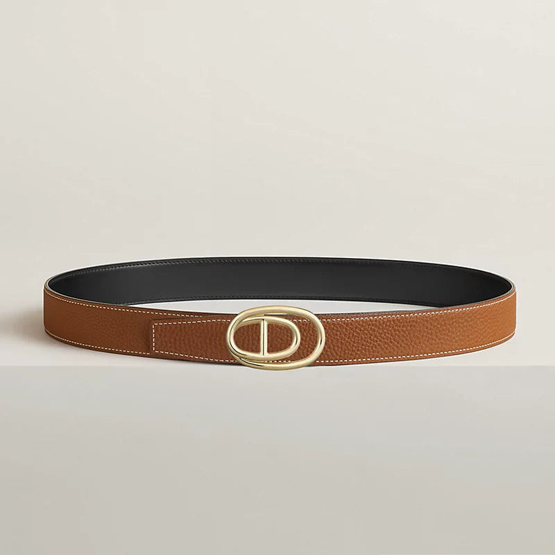 Odyssee Belt Buckle & Reversible Leather Strap 32 MM