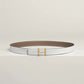 H Torsade Belt Buckle & Reversible Leather Strap 24 MM