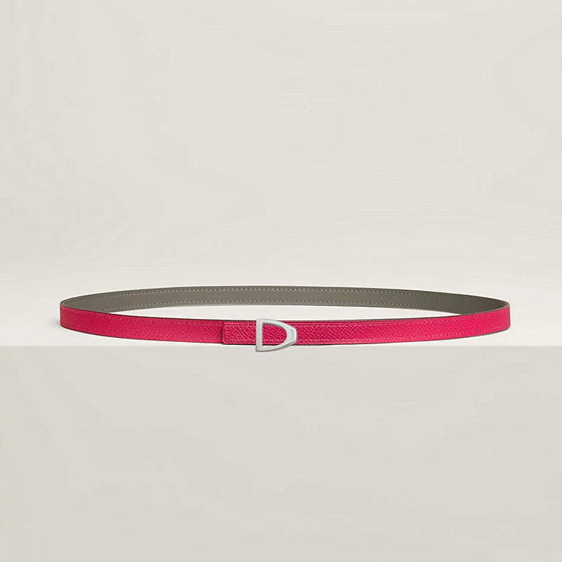 Cavaliere Belt Buckle & Reversible Leather Strap 13 MM