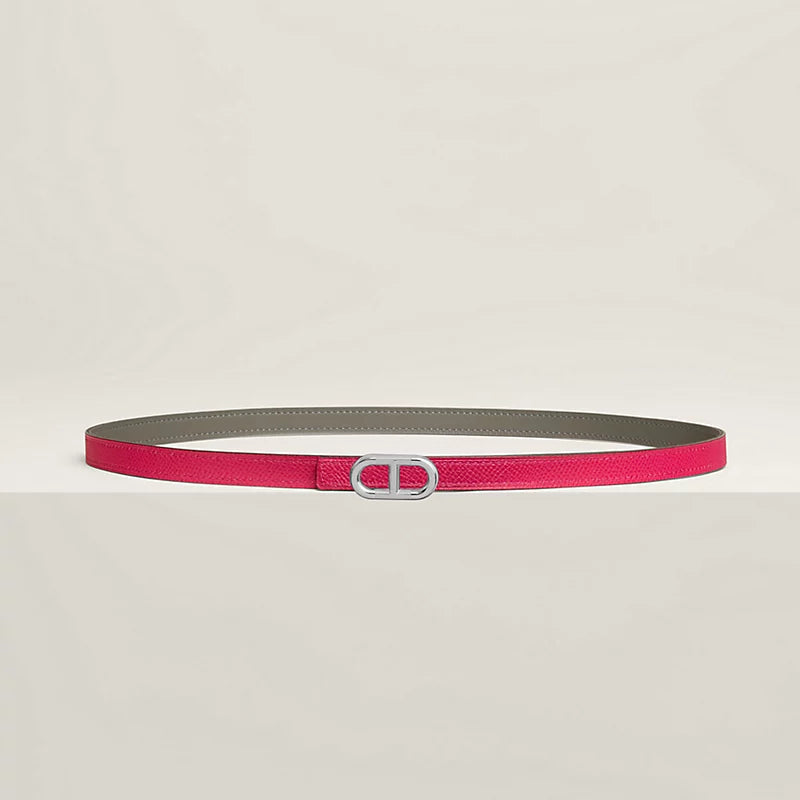 Maillon H Belt Buckle & Reversible Leather Strap 13 MM