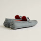 Blanc -  Gris Orage  Alessandro Loafer