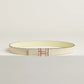 H AU CARRE TWIST BELT BUCKLE & REVERSIBLE LEATHER STRAP 24 MM