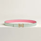 H AU CARRE TWIST BELT BUCKLE & REVERSIBLE LEATHER STRAP 24 MM