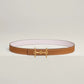 H EQUESTRE BELT BUCKLE & REVERSIBLE LEATHER STRAP 24 MM