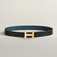 H Martelee Belt Buckle & Reversible Leather Strap 32 MM