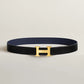 H Martelee Belt Buckle & Reversible Leather Strap 32 MM