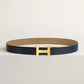 H Martelee Belt Buckle & Reversible Leather Strap 32 MM