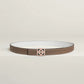 H ROSERAIE BELT BUCKLE & REVERSIBLE LEATHER STRAP 24 MM