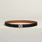 H ROSERAIE BELT BUCKLE & REVERSIBLE LEATHER STRAP 24 MM