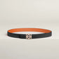 H ROSERAIE BELT BUCKLE & REVERSIBLE LEATHER STRAP 24 MM
