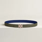 H ROSERAIE BELT BUCKLE & REVERSIBLE LEATHER STRAP 24 MM